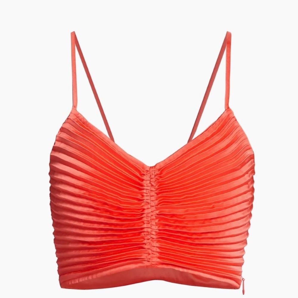 A.L.C. Coral Crop Top